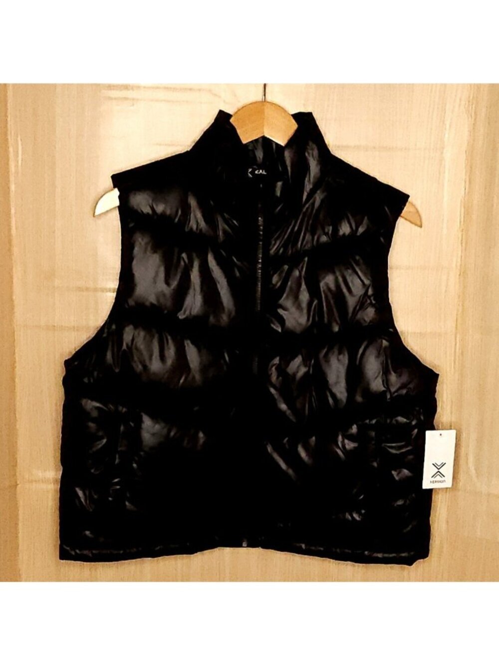 Xersion Girls New Plus Black Puffer Vest 2XL 20.5